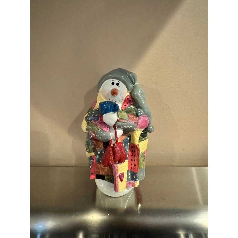 Tiny snowman figurine